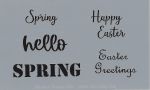Easter Spring Stencil